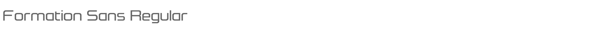 Formation Sans Formation Sans Regular.ttf font preview